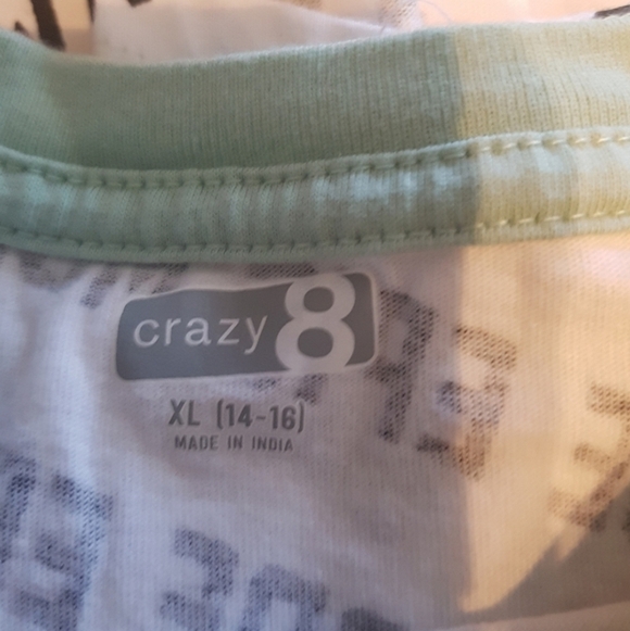 Crazy 8 boys shirt XL 14-16 - Picture 2 of 2